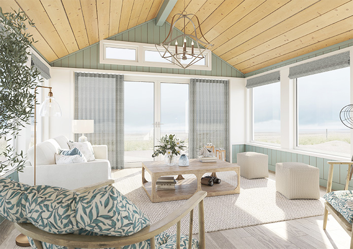 Sahara Voile, Metallic Grey - Made to Measure Curtains - Image 8